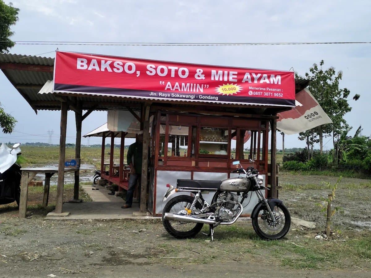 Foto Mie ayam bakso dan soto AAMIIN